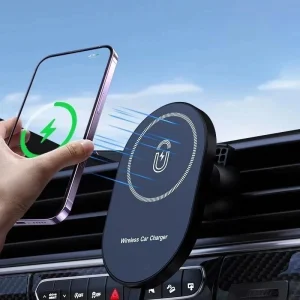 Baseus Qi2.2 Cooling Magnetic Car Phone Holder 25W Wireless Charger Fast Chargin