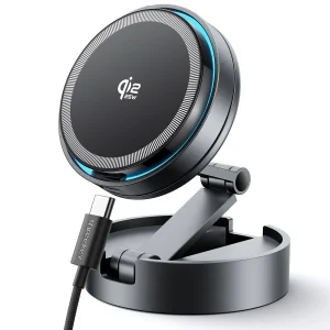 Qi2 Wireless Car Charger 25W with Cooling Fan and Light